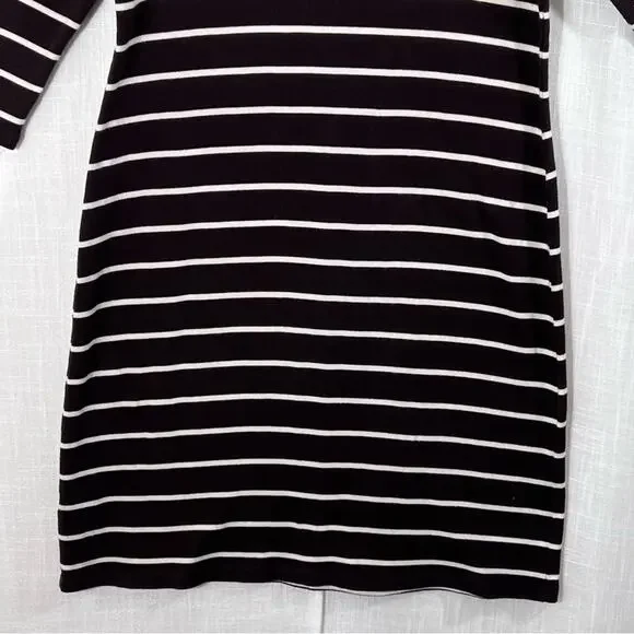 Lauren Ralph Lauren Cotton Striped Sheath Shirt Dress Size L - Picture 10 of 13